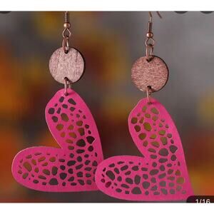 Boutique Heart Earrings Valentine's Day Love Lover Sweetheart Darling Cute